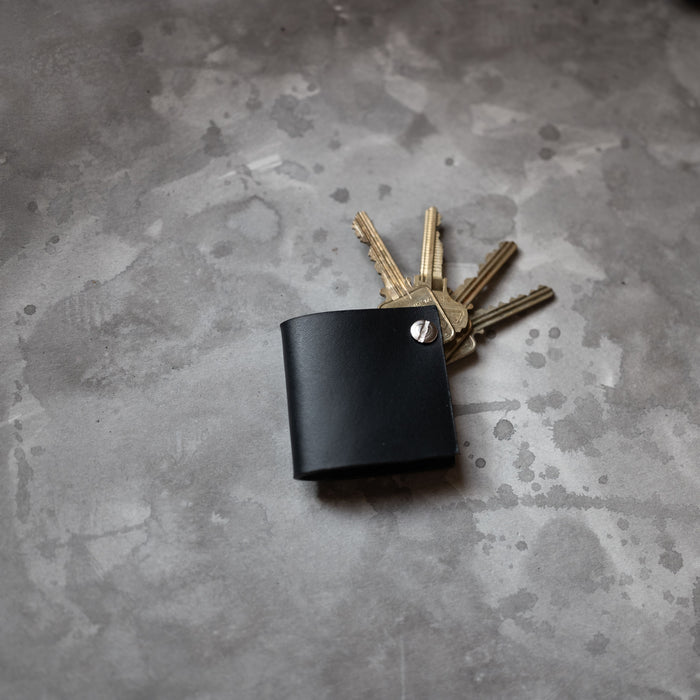 Obsidian Key Block | Leather Key Organizer