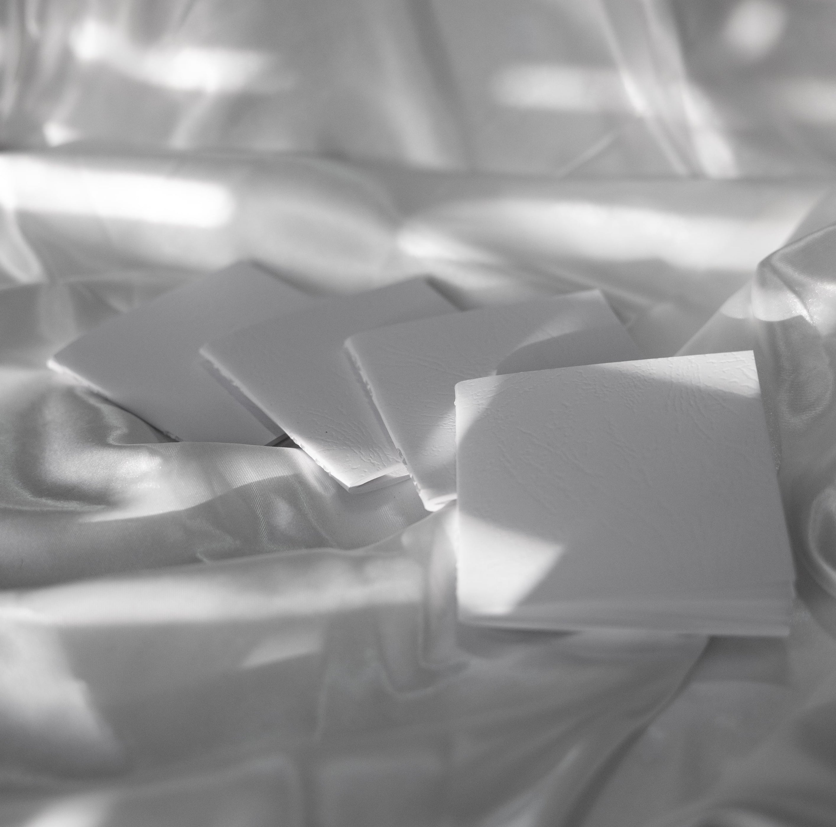 White Opal Note | Textured Square Notebook– Obsidian Notes
