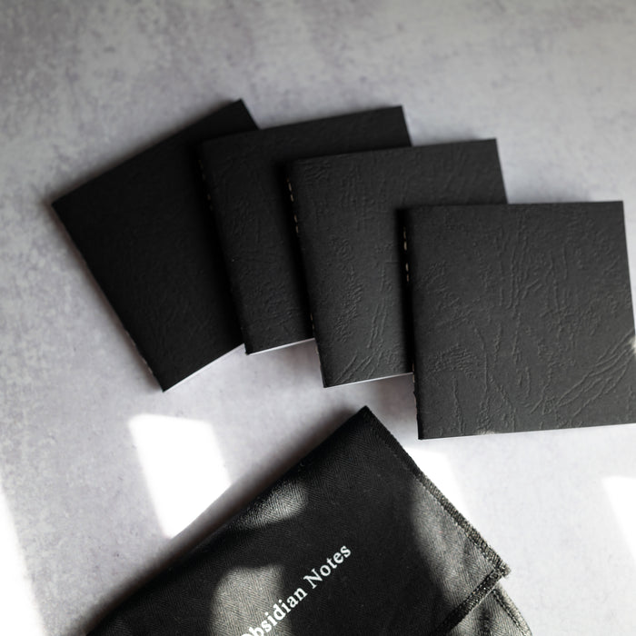 Obsidian Note | Textured square notebooks