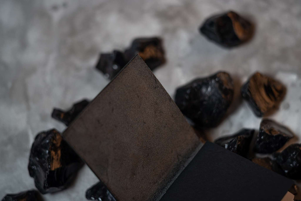 Obsidian Pocket Journal | Refillable Leather Journal