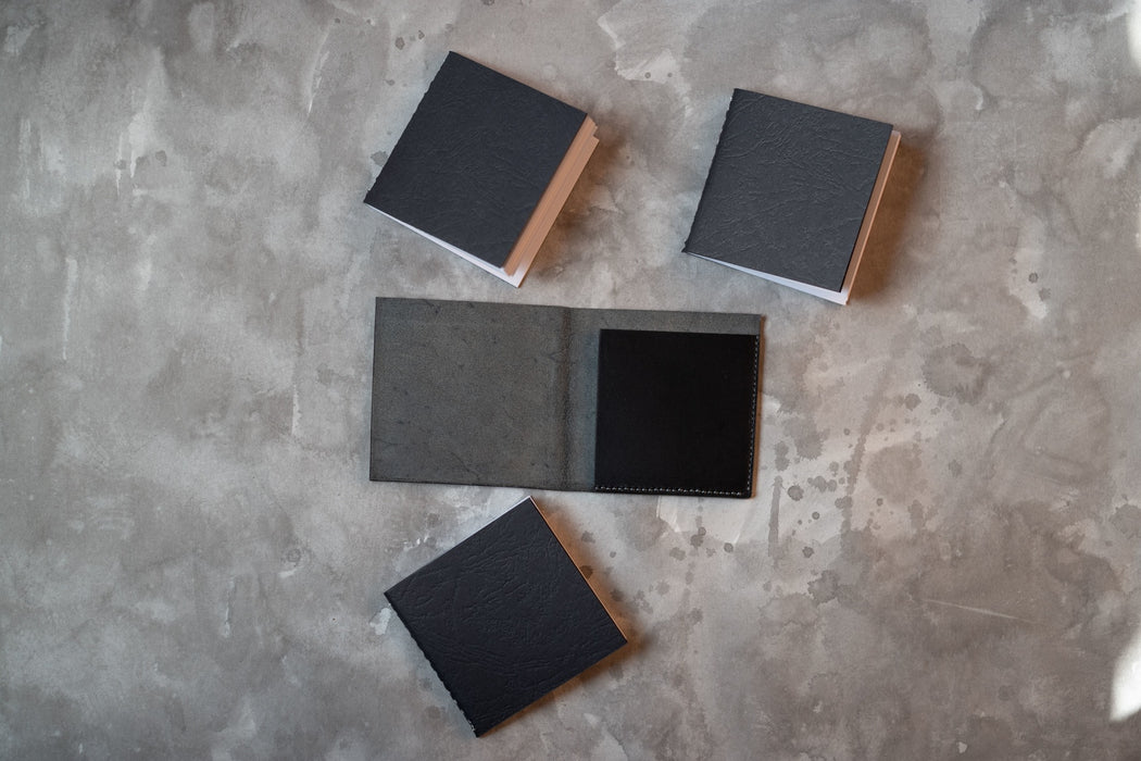 Obsidian Pocket Journal | Refillable Leather Journal